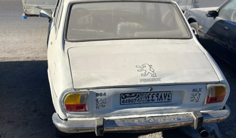 
								 مستعمل بيجو – Peugeot 504 ممتلئ									
