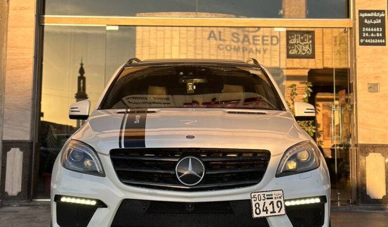 
								 مرسيدس بينز – Mercedes benz ML 63 AMG ممتلئ									