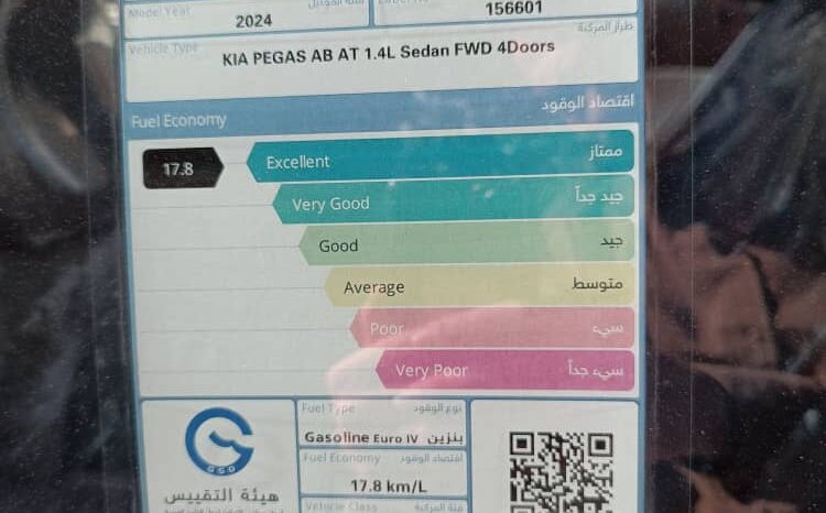 
								 كيا – Kia بيغاس – Pegas ممتلئ									